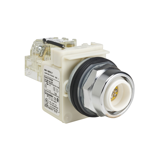 Round pilot light Ø 30 – LED BA 9s – 24/28 V AC/DC – IP66