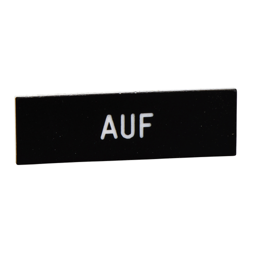 Marked legend 8 x 27 mm for legend holder 30 x 40 mm – AUF