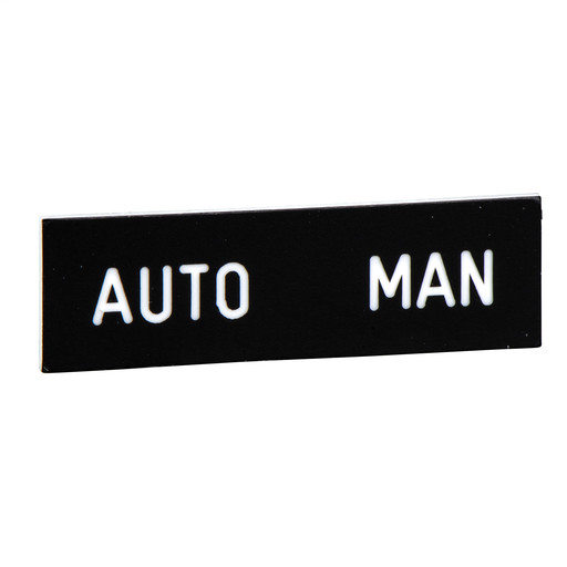 Marked legend 8 x 27 mm for legend holder 30 x 40 mm – AUTO-MAN