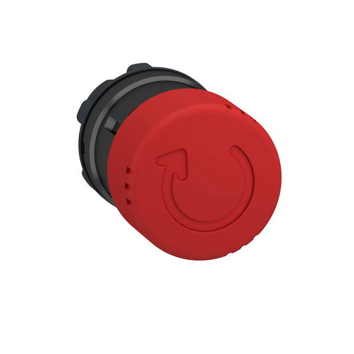 Red Ø30 Emergency stop,switching off head Ø22 trigger and latching turn release