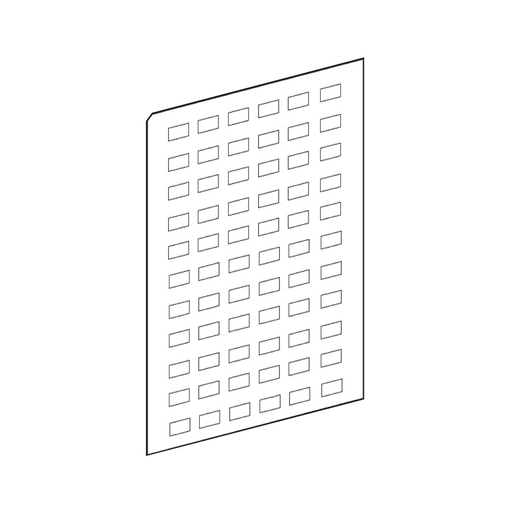 Sheet of 66 self-adhesive unmarked legends