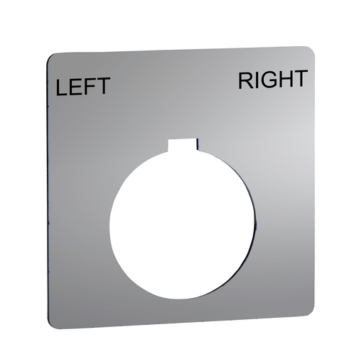 PUSH BUTTON LEGEND PLATE 30MM T-K