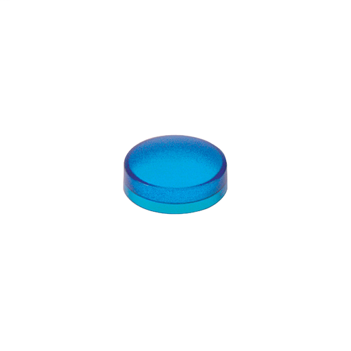 Blue plain lens for circular illuminated pushbutton Ø22 with BA9s bulb