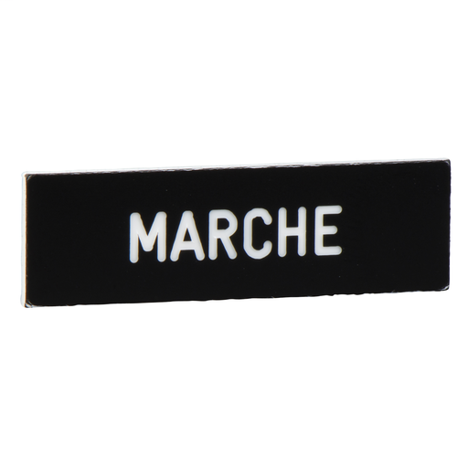 Marked legend 8 x 27 mm for legend holder 30 x 40 mm – MARCHE