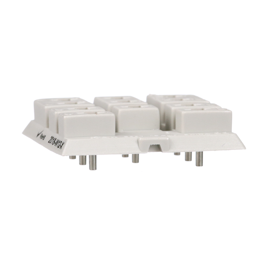 Socket, Legacy general purpose relay accessory, 3PDT, 15A, 300 V, 11 pins, pins for printed circuit board, 788 S