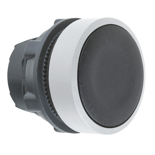 Black flush pushbutton head colour plated white