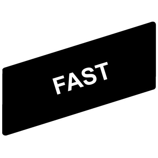 Marked legend 8 x 27 mm for legend holder 30 x 40 mm – FAST