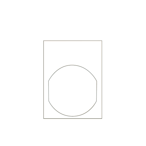 Name plate 30 X 40 white – black marking