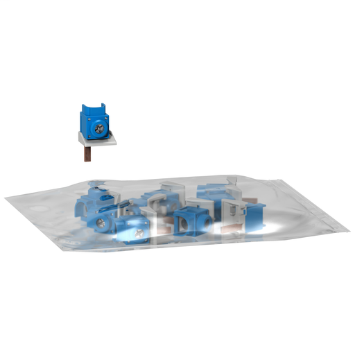 Set of 10 neutral connectors 63A