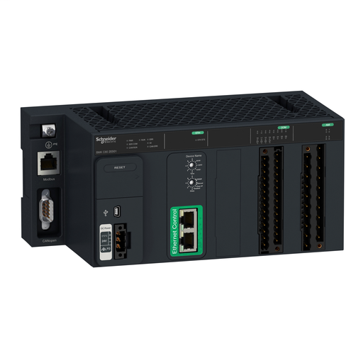 Modicon MC80, Controller, 8 DI, 12 DO, 4 AI