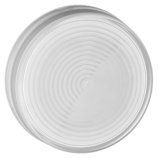 White grooved lens – for BA9s pilot light Ø 22