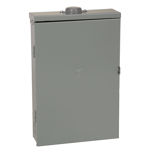 Load center, QO, 1 phase, 24 spaces, 24 circuits, 125A convertible main lugs, PoN, NEMA3R, grnd bar, UL