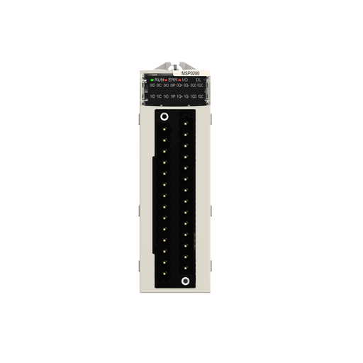 PTO module – 2 channels – 4 input – 24 V DC – 4.3 mA – 2 connectors 28 pins