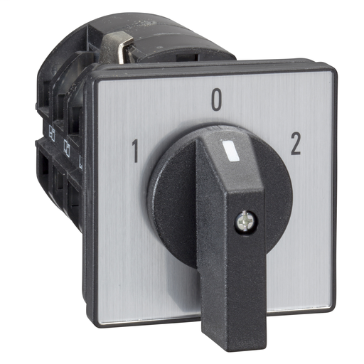 Cam changeover switch – 2-pole – 60° – 63 A – screw mounting