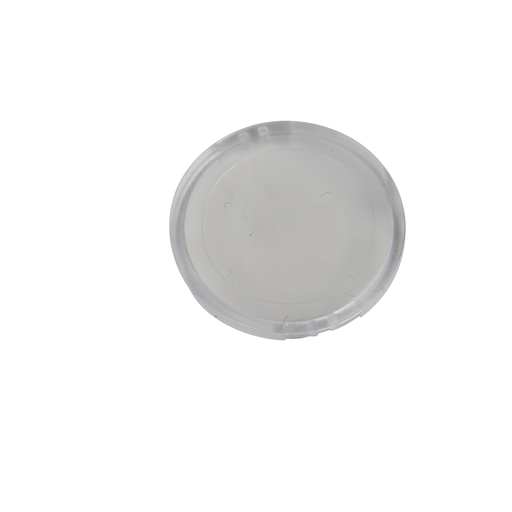 White grooved lens for circular illuminated pushbutton Ø22 with integral LED