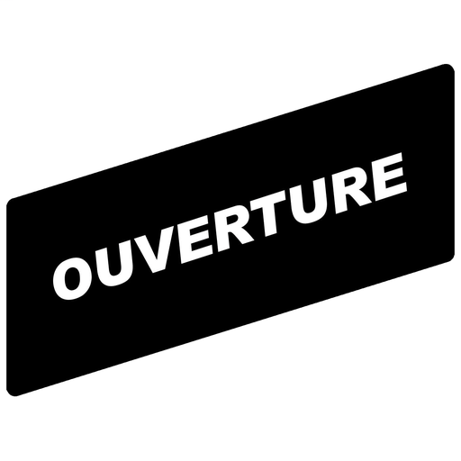 Marked legend 8 x 27 mm for legend holder 30 x 40 mm – OUVERTURE