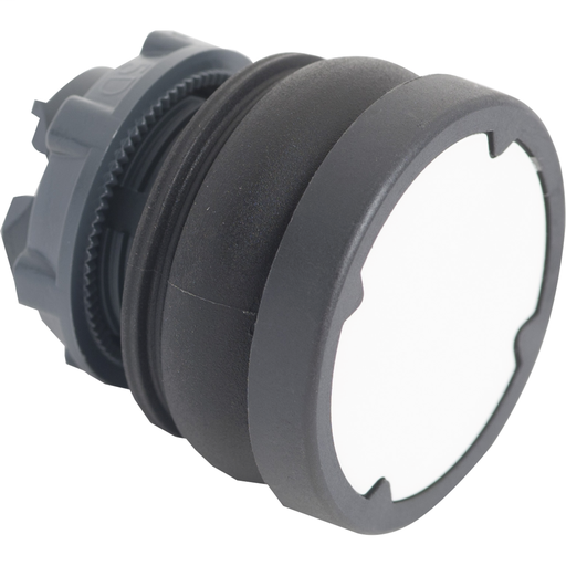 Pushbutton head for harsh environment – white – without marking