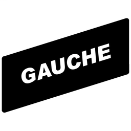 ZBY02110 - Marked legend 8 x 27 mm for legend holder 30 x 40 mm – GAUCHE