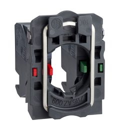 ZB5AZ1054 - Single contact block with body/fixing collar 1NO+1NC plug-in connector