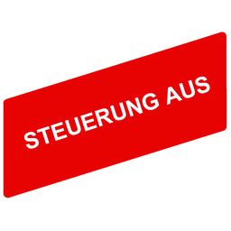 ZBY02212 - Marked legend 8 x 27 mm for legend holder 30 x 40 mm – STEUERNUNG AUS