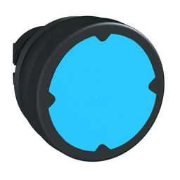 ZB5AC980 - Pushbutton head for harsh environment – light blue – without marking