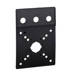 KZ103 - Legend holder with blank legend plate – for front plate 90 x 90 mm