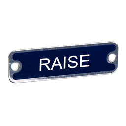 9001KN827 - PUSH BUTTON LEGEND PLATE 30MM T-K