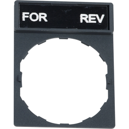 ZBY2371 - Marcked legend for legend holder Ø22mm – FOR REV