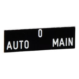 ZBY02185 - Marked legend 8 x 27 mm for legend holder 30 x 40 mm – AUTO-O-MAIN