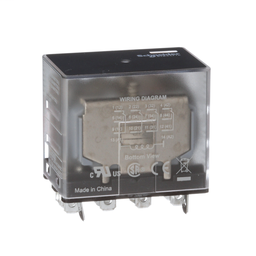784XDXC-48D - Power relay, Legacy, 15A, 4PDT, 48 VDC, clear cover