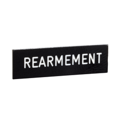 ZBY00123 - Marked legend 8 x 27 mm for legend holder 30 x 40 mm – REARMEMENT