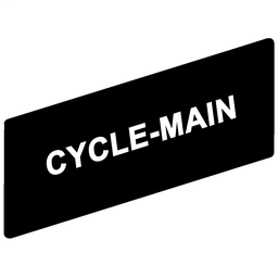 ZBY02197 - Marked legend 8 x 27 mm for legend holder 30 x 40 mm – CYCLE-MAIN