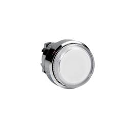 ZB4BW17 - Clear projecting illuminated pushbutton head Ø22 spring return for BA9s bulb