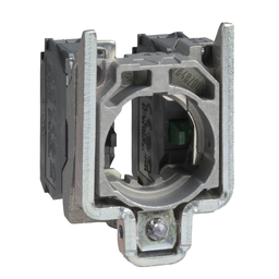 ZB4BZ107 - Single contact block with body/fixing collar, metal, screw clamp terminal, 2 NO