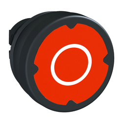 ZB5AC48021 - Pushbutton head for harsh environment – red – with marking
