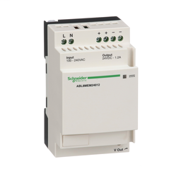 ABL8MEM24012 - Regulated power supply, Phaseo, 100 to 240 V, 24 V, 1.2 A