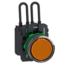 XB5AW25B5 - Push-to-test pilot light 24v orange