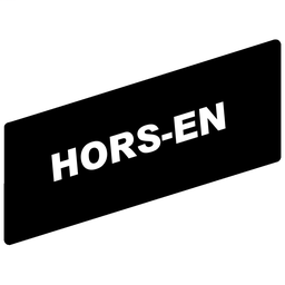 ZBY02167 - Marked legend 8 x 27 mm for legend holder 30 x 40 mm – HORS-EN