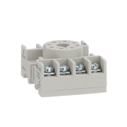 70-464-1 - Socket, Legacy general purpose relay accessory, DPDT, 15/10A, 300/600 V, 8 pins, screw clamp terminal, 750/750H series