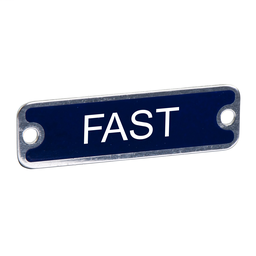 9001KN812 - PUSH BUTTON LEGEND PLATE 30MM T-K