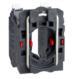 ZB5AZ1045 - Single contact block with body/fixing collar 2NC spring clamp terminal