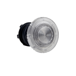 ZB5AW713 - White Ø40 illum mushroom pushbutton head Ø22 latching for integral LED