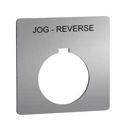 9001KN120BP - PUSH BUTTON LEGEND PLATE 30MM T-K