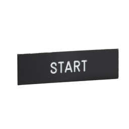 ZBY02303 - Marked legend 8 x 27 mm for legend holder 30 x 40 mm – START