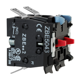 ZBE5013 - Single contact block for head Ø22 1NO Faston connector