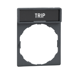 ZBY2318 - Legend holder 30 x 40 mm with legend 8 x 27 mm with marking TRIP