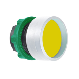 ZB5AA56C1 - Yellow pushbutton head recessed colour plated white