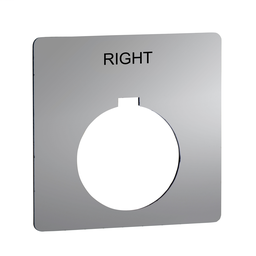 9001KN131BP - PUSH BUTTON LEGEND PLATE 30MM T-K