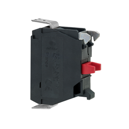 ZBE1026P3 - Single contact block for head Ø22 1NC gold flashed Faston connector