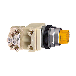 9001K2L1YH13 - PUSH BUTTON 600VAC 10A 30MM T-K